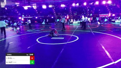 130 lbs Round Of 16 - Isabella Ortiz, La Junta Tigers vs Aubree Hoff, Team Montana