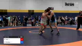 97 kg Round Of 16 - Sione Halo, Tri Cities Wrestling Club vs Christian Rouleau, Minnesota Storm