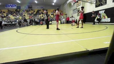 140-A lbs Round Of 16 - Aiden Harber, Wagoner vs Mykale Thomas, Fort Gibson Youth Wrestling