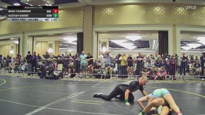 123 lbs Round Of 64 - Miah Chambers, MAW Wrestling Academy vs Alexah Saenz, Norwalk HS