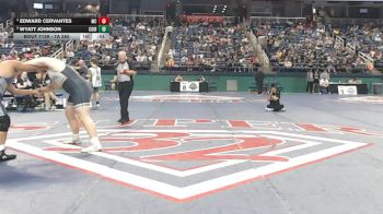 7A 285 lbs Cons. Semi - Wyatt Johnson, Cardinal Gibbons vs Edward Cervantes, McDowell High School
