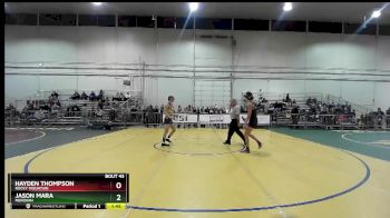 152 lbs Champ. Round 1 - Jason Mara, Meridian vs Hayden Thompson, Rocky Mountain