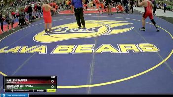 287 lbs Placement (4 Team) - Brayden Withnell, McMinnville vs Kallen Saffer, Oregon City