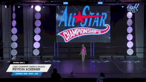 Lake Country Dance Studio - Peyton Koerner [2025 Mini - Solo - Jazz Day 2] 2025 ASCS Dance Grand Nationals & Cheer Showdown