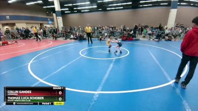 44-47 lbs Round 1 - Thomas Luca Schober, Scots Wrestling Club vs Collin Gandee, Louisiana