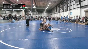 157 lbs Allday - Lukas Allman, DARKHORSE vs Josh Stonebraker, TRIANGLE WRESTLING CLUB