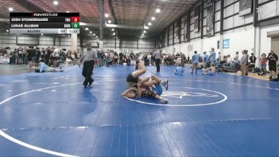 157 lbs Allday - Lukas Allman, DARKHORSE vs Josh Stonebraker, TRIANGLE WRESTLING CLUB