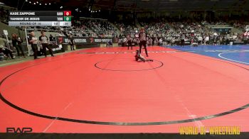 40 lbs Round Of 16 - Kase Zappone, Barnsdall Youth Wrestling vs YahMiir De Jesus, Team Of Hard Knox