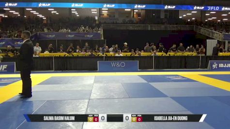 Isabella Jia-En Duong vs Salma Basim Halum 2026 Pan Kids Jiu-Jitsu IBJJF Championship