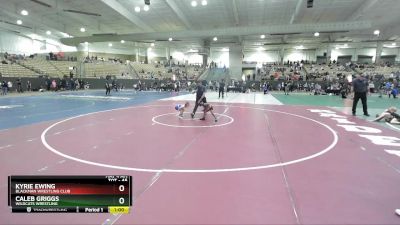 45 lbs Semifinal - Caleb Griggs, Wildcats Wrestling vs Kyrie Ewing, Blackman Wrestling Club