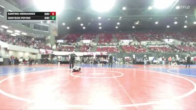 50 lbs Semifinal - Greyson Potter, Green River Grapplers vs Santino Hernandez, Scrap Yard Garage Wrestling