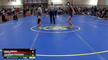 120 lbs Cons. Round 6 - MacKenzie Stevenson, Teays Valley vs Myiah Ankrom, Indian Lake