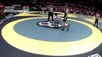 D3-126 lbs Champ. Round 1 - Nolan Fraley, Mechanicsburg vs Wyatt Bare, West Muskingum