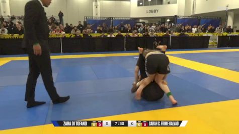 Sarah C. Firme Galvao vs Zara Di Tofano 2024 World IBJJF Jiu-Jitsu No-Gi Championship