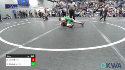 96 lbs Rr Rnd 3 - Brayden Merritt, Norman North vs Michael Rodgers, Newcastle Youth Wrestling