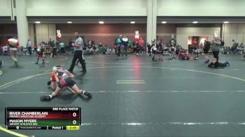 75 lbs 3rd Place Match - River Chamberlain, Prodigy Wrestling Academy vs Mason Myers, Armory Athletics Red