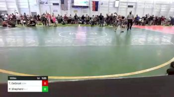 100 lbs Rr Rnd 1 - Titus DeGroat, Dominate WC vs Parker Shepherd, Elite Force