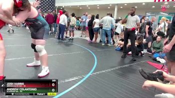 285 lbs Round 5 (6 Team) - Andrew Colantonio, Glasgow WA vs Josh Harris, Bronco Elite WC