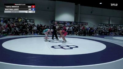 65 kg Quarters - Kayla Miracle, Titan Mercury Wrestling Club vs Makynna Loepp, Lehigh/Nyac