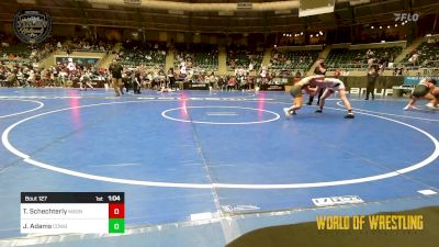 145 lbs Semifinal - Thomas Schechterly, Mat Assassins vs Jaedan Adams, Cowboy Wrestling Club