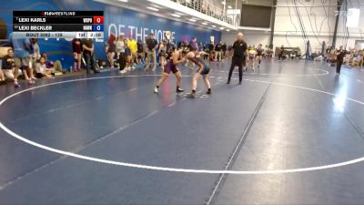 138 lbs Champ. Round 2 - Lexi Karls, Wisconsin Stevens Point vs Lexi Beckler, Hawkeye Community College