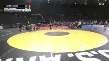 6A Boys 126 lbs Quarterfinal - Shae Morrison, Ida B. Wells Boys vs Carter Dawson, Roseburg Boys