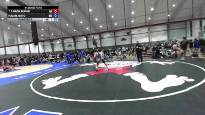 Junior Boys GR - 120 lbs Cons. Round 3 - Aaron Burke, OR vs Haziel Soto, WA