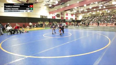 110 lbs Cons. Round 5 - Kabella Ramirez, Palm Springs vs Coral Vazquez, Norwalk