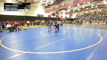 110 lbs Cons. Round 5 - Kabella Ramirez, Palm Springs vs Coral Vazquez, Norwalk