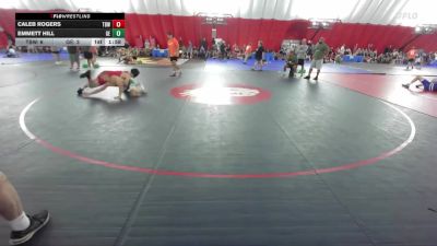 120 lbs Round 1 (8 Team) - Caleb Rogers, Thunderbirds WC vs EMMETT HILL, Geneseo