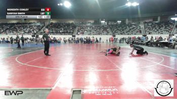 140 lbs 5th Place - Meredith Conley, Bixby JH Girls vs Sariyah Smith, Lawton IKE