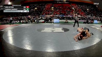 3A 165 lbs Cons. Round 2 - Carson Yearout, Potlatch vs Wes Gittins, West Side