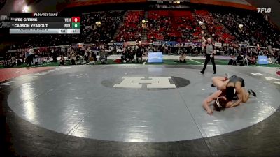 3A 165 lbs Cons. Round 2 - Carson Yearout, Potlatch vs Wes Gittins, West Side