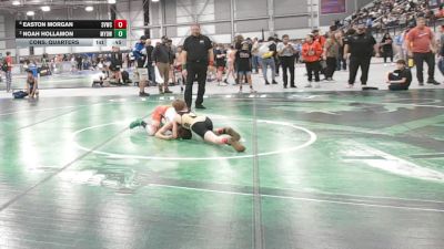 78 lbs Cons. Quarters - Noah Hollamon, Mine Yard Dogs Wrestling Club vs Easton Morgan, Silver Valley Wrestling Club