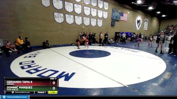 120 lbs Champ. Round 1 - Cervando Tapia II, Oxnard vs Dominic Marquez, Paso Robles