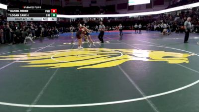 132 lbs Cons. Round 4 - Logan Casch, Timberline vs Daniel Meier, Owyhee