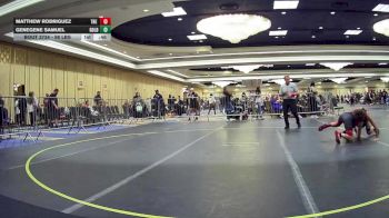 98 lbs Consi Of 4 - Matthew Rodriguez, The Valley WC vs GeneGene Samuel, Gold Rush Wr Ac