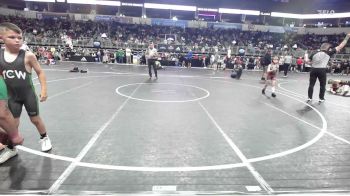 70 lbs Consi Of 8 #2 - Easton Cahill, Odessa vs Braxton Duncan, Team Central WC