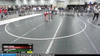 144 lbs Cons. Round 2 - Aiden Colbert, Black Ops WC vs Sinko Vukas, South St. Paul Wrestling Club