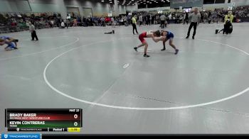 113 lbs Champ. Round 2 - Kevin Contreras, Texas vs Brady Baker, Michigan West Wrestling Club