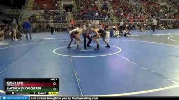 126 lbs Semis & Wb - Matthew Duchscherer, Carrington vs Grady Link, Central Cass