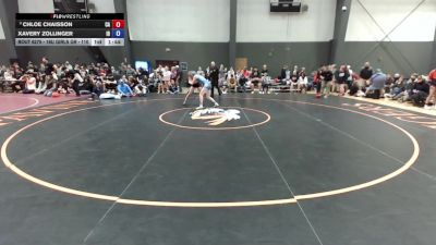 16U Girls GR - 110 lbs Semis - Chloe Chaisson, CA vs Xavery Zollinger, ID