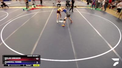 113 lbs Champ. Round 1 - Dylan St Germain, MN vs Anthony Bigham, IL