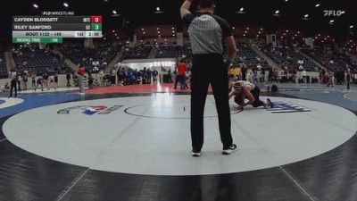149 lbs Champ. Round 2 - Riley Sanford, Georgetown (KY) vs Cayden Blodgett, Indiana Tech