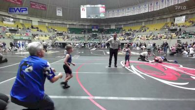 46 lbs Quarterfinal - Sawyer Yeary, Greenwood Wrestling Academy vs Lincoln Marshall, Mighty Bluebirds Wrestling