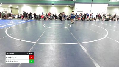 157 lbs Round Of 64 - Justin Lowery, VA vs Griffin LaPlante, NY