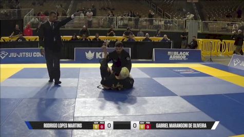 Gabriel Marangoni De Oliveira vs Rodrigo Lopes Martins 2025 Pan Jiu Jitsu IBJJF Championship