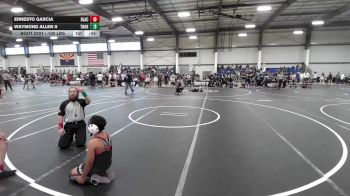 100 lbs Rr Rnd 1 - Ernesto Garcia, BlackCat WC vs Waymond Allen II, Thorobred WC