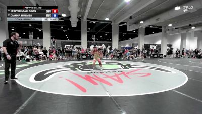 Senior Women Freestyle FS - 53 lbs Cons. Round 3 - Jaslynn Gallegos, Cardinal WC vs Dianna Holmes, Team Tornado Wrestling Club