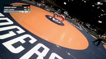 141 lbs 3rd Place Match - Spencer Wright, Western Wyoming Community College vs Kasey Curtis, Unattached